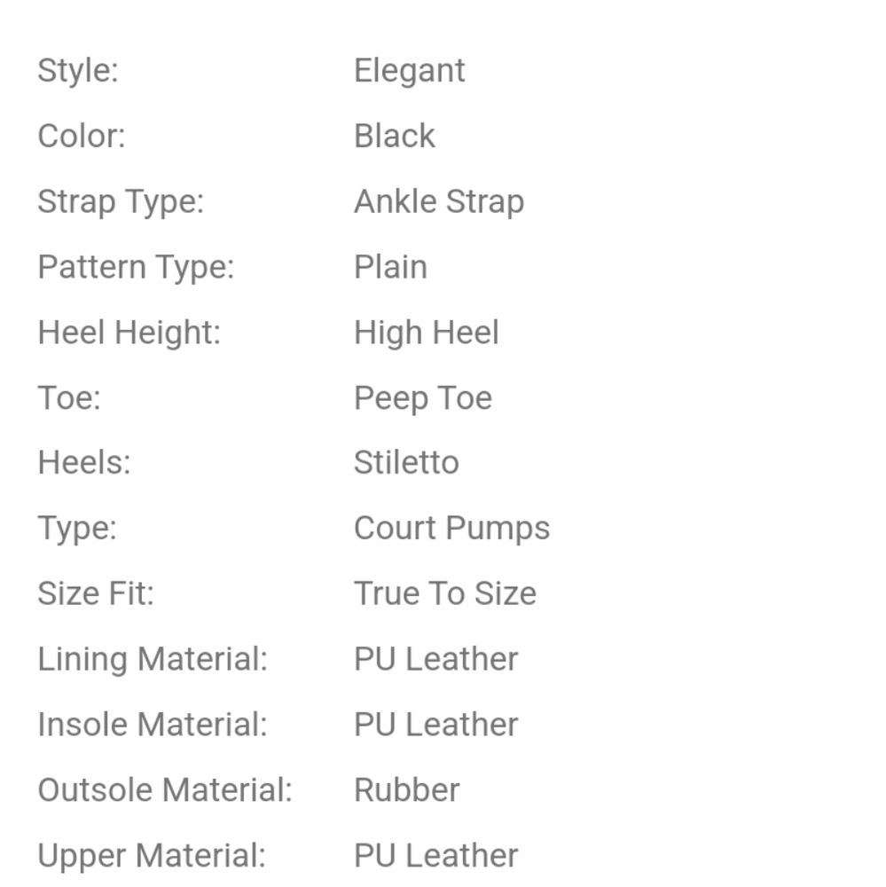 Women's Black Peep Toe Stiletto Heeled Pumps - Picture 8 of 8